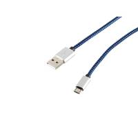 SHIVERPEAKS - S-Conn 14-50023, 2 m, USB A, Micro-USB B, USB 2.0, 480 Mbit/s, Blau