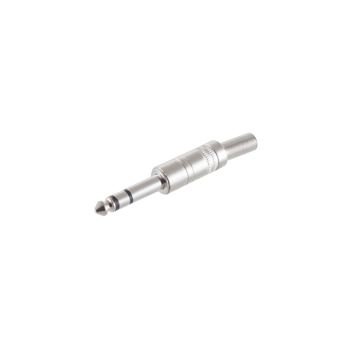 Klinke 6,3 mm Stecker, Stereo, Metall