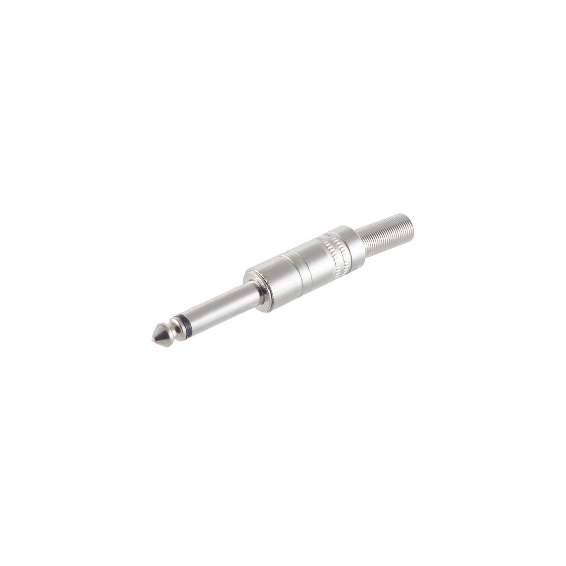 Klinke 6,3 mm Stecker, Mono, Metall
