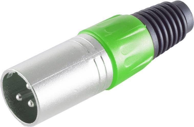 S/CONN maximum connectivity XLR-Stecker, grün (55002-G)