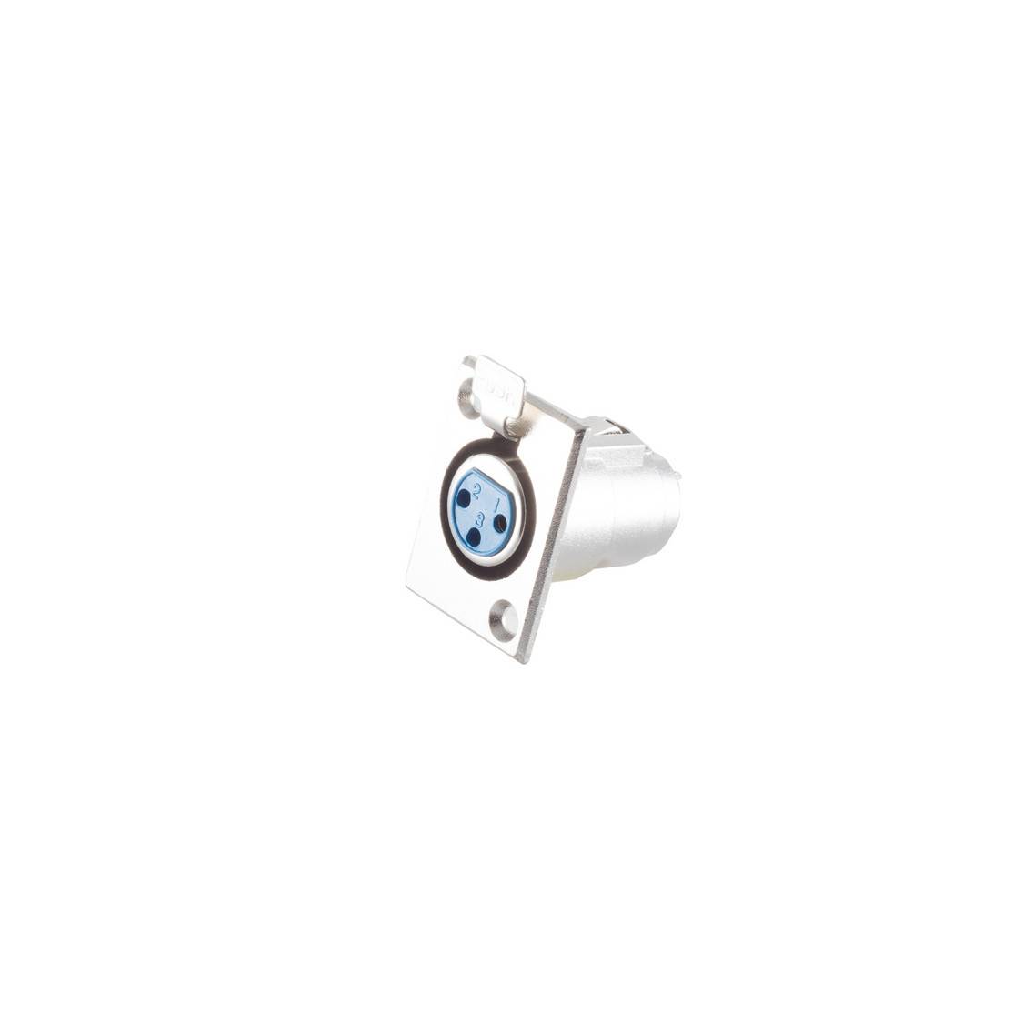 XLR Einbaubuchse, transparent