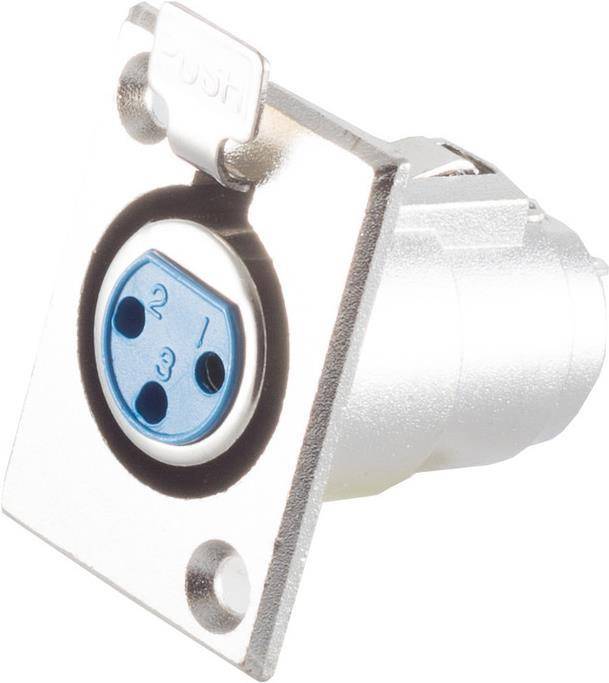 S/CONN maximum connectivity XLR-Kupplung Flanscheinbau (55021)