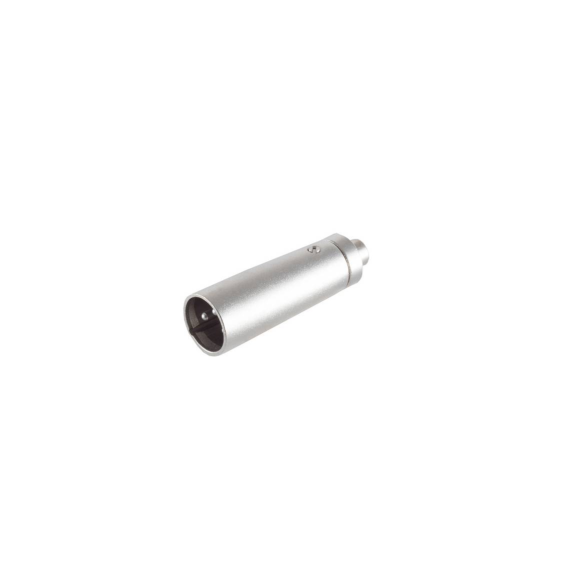 XLR Stecker auf Cinch Buchse Adapter, schwarz