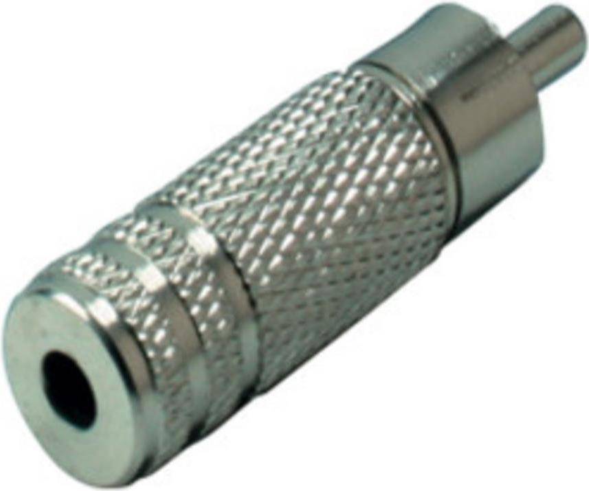 S/CONN maximum connectivity Adapter, Cinchstecker auf Klinkenkupplung Mono 3,5mm, Metall (57004-M)