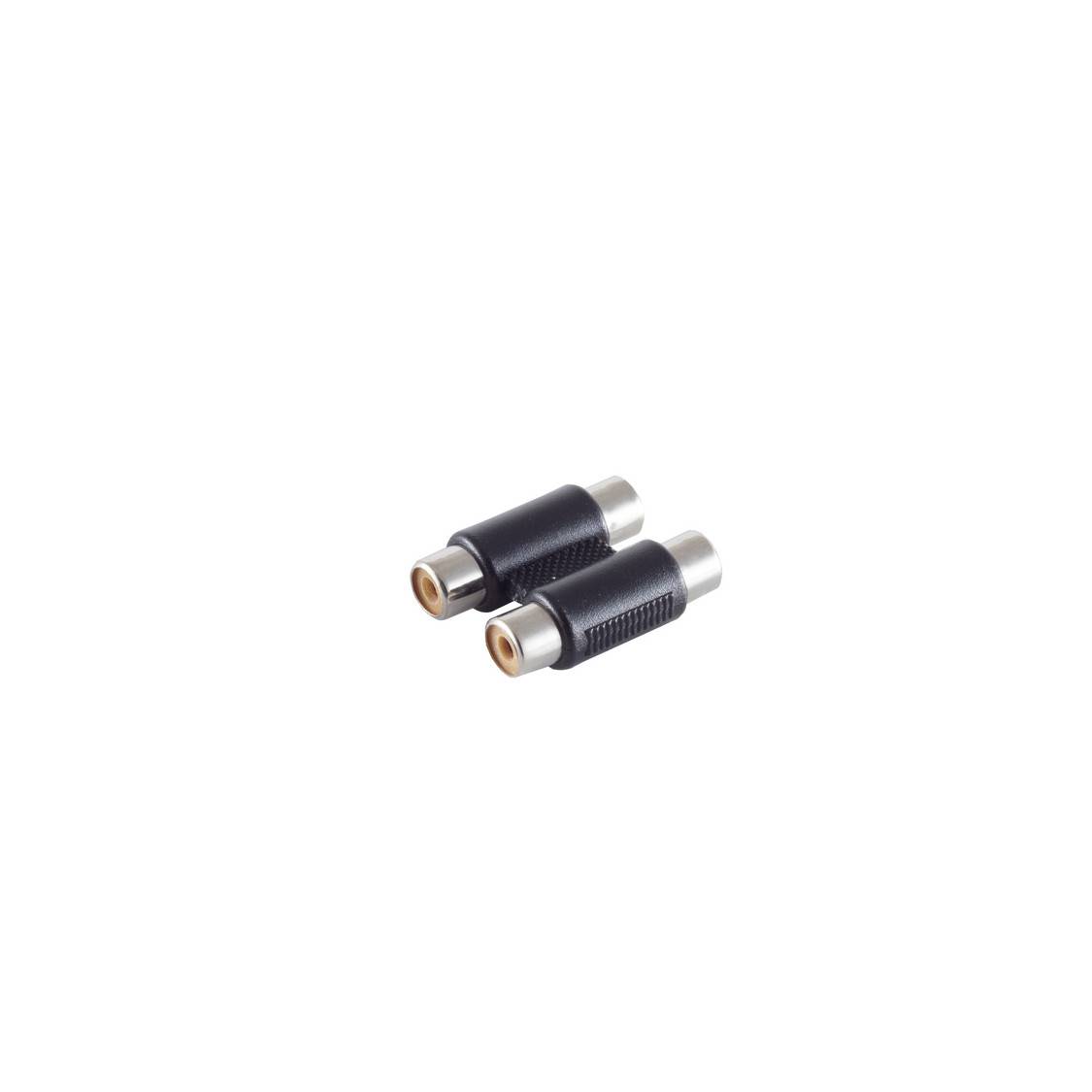 2x Cinch Buchse auf 2x Cinch Buchse Adapter