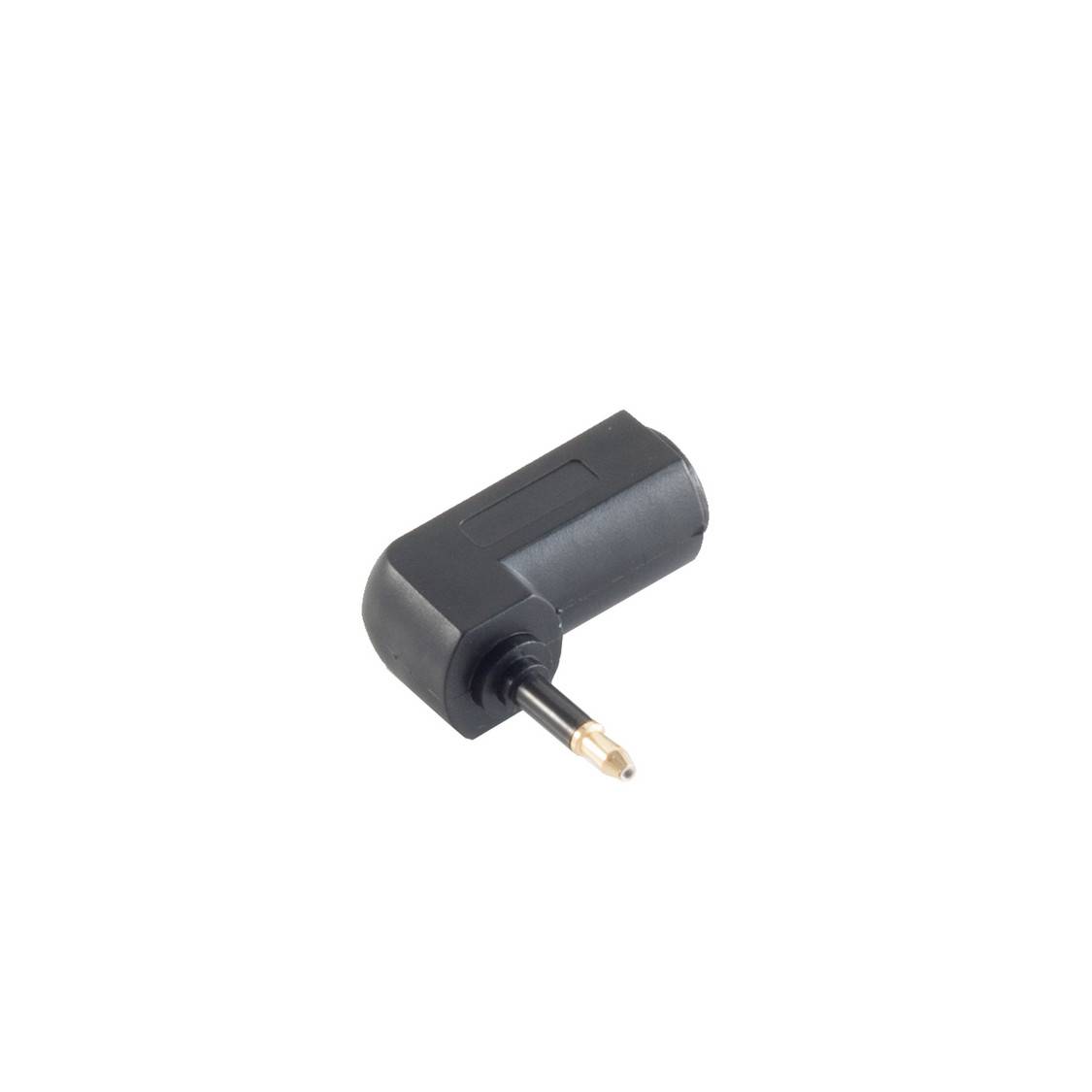 Toslink Buchse auf Mini-Toslink Stecker Adapter, gewinkelt, vergoldet