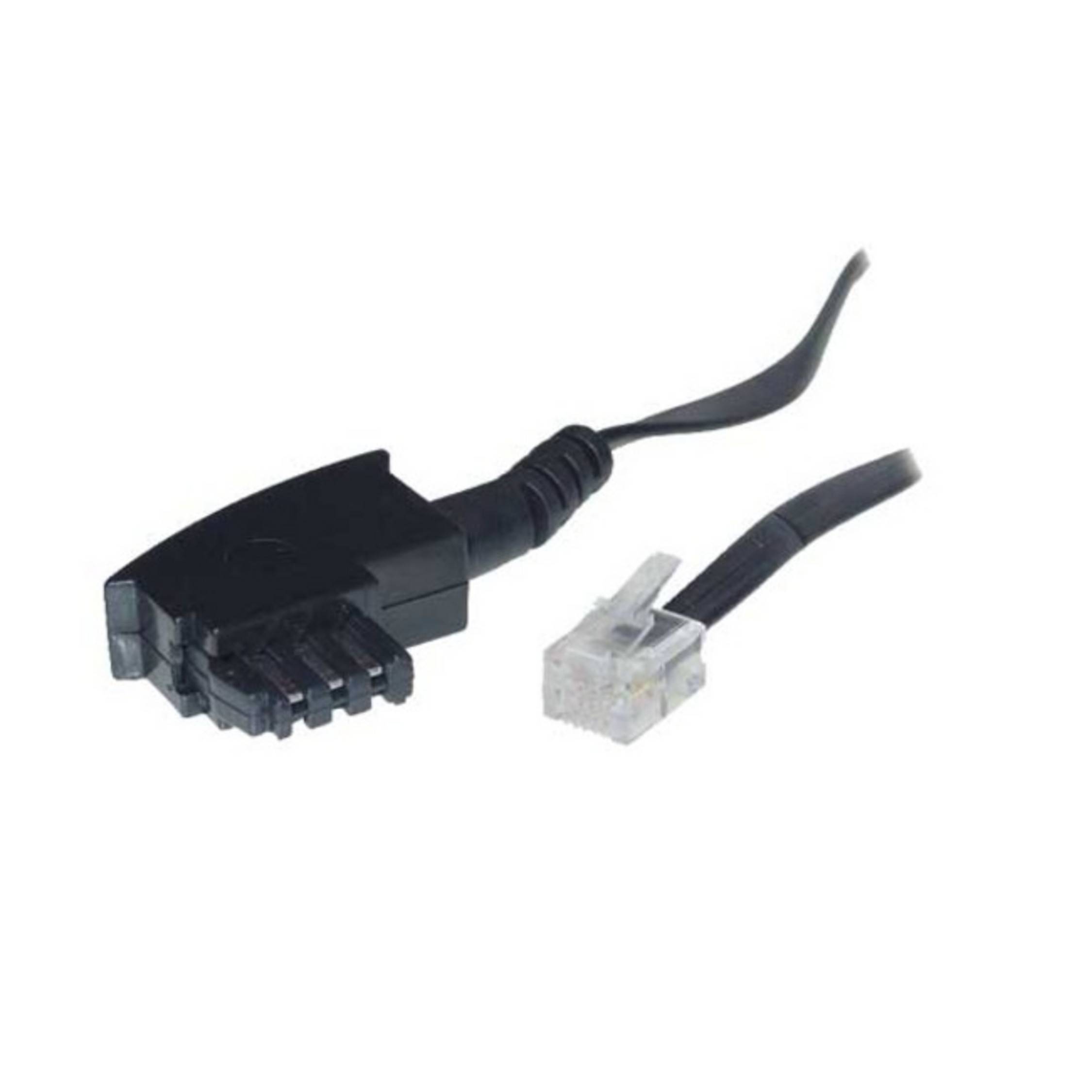ShiverPeaks BS70043 - 3 m - TAE F - RJ11 - Schwarz - Männlich - Männlich - F-Ste