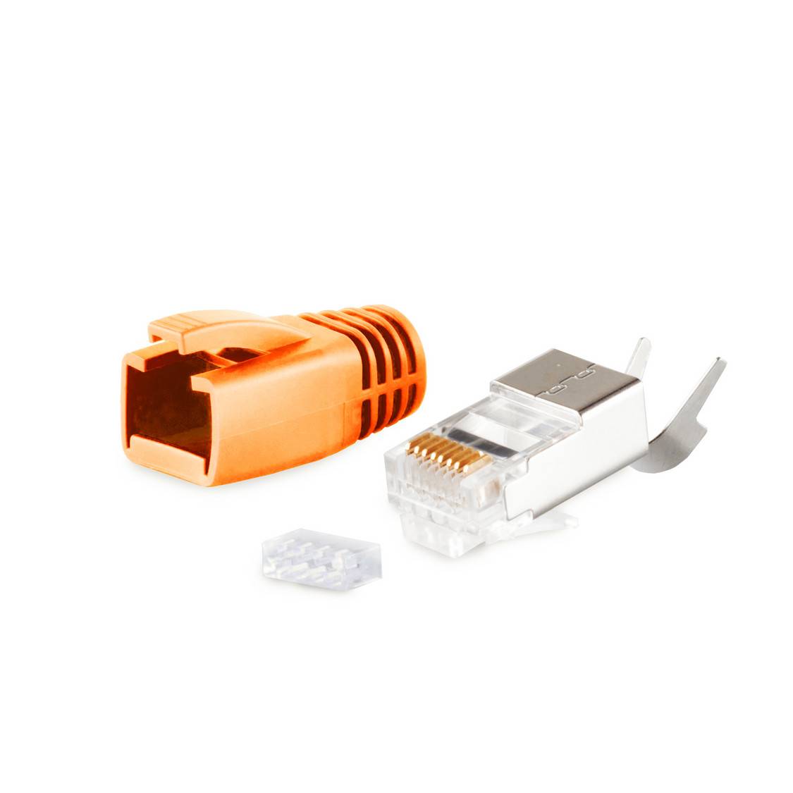 Stecker SET für Verlegekabel bis AWG 23 Orange VE 1