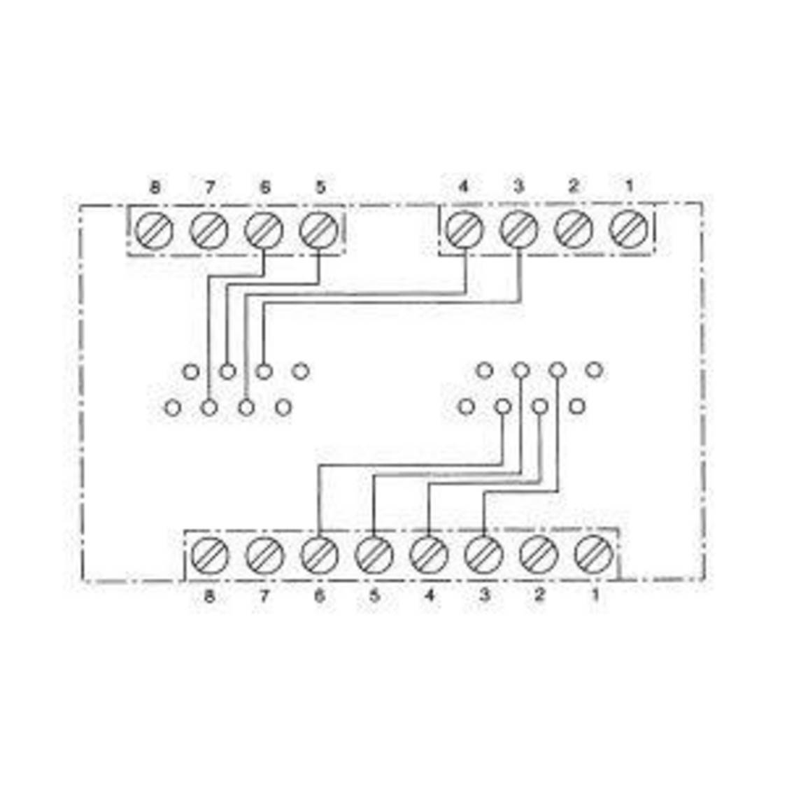 UAE Anschlußdose 8/8(4)-8/8(4) 2 Leitungen ISDN AP