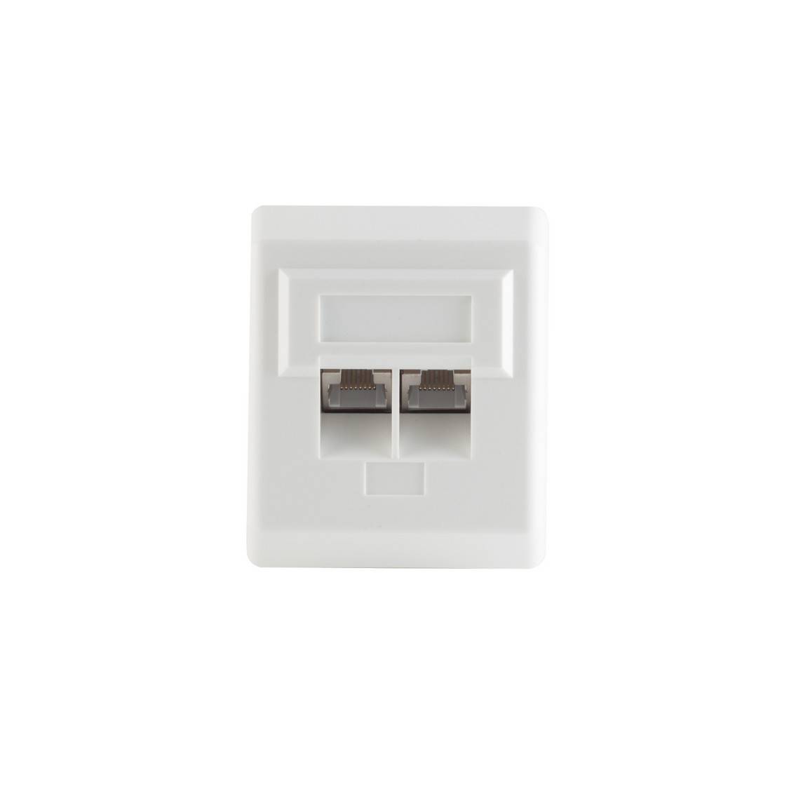 cat. 5e Anschlußdose 2-Fach AP