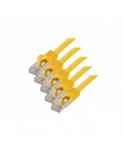 ShiverPeaks Cat.7 Rohkabel S/FTP 5 m - RJ-45 - - männlich/m?nnlich - Gold -Cat.7