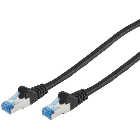 ShiverPeaks Patchkabel CAT6a RJ45 S/FTP 2m Black - Netzwerk - CAT 6a - Kabel - N