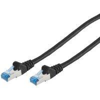 ShiverPeaks Patchkabel CAT6a RJ45 S/FTP 2m Black - Netzwerk - CAT 6a - Kabel - N
