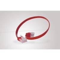 Patchkabel Cat.6 U/UTP, ungeschirmt, flach, rot, 3.0m superflaches Patchkabel z.B