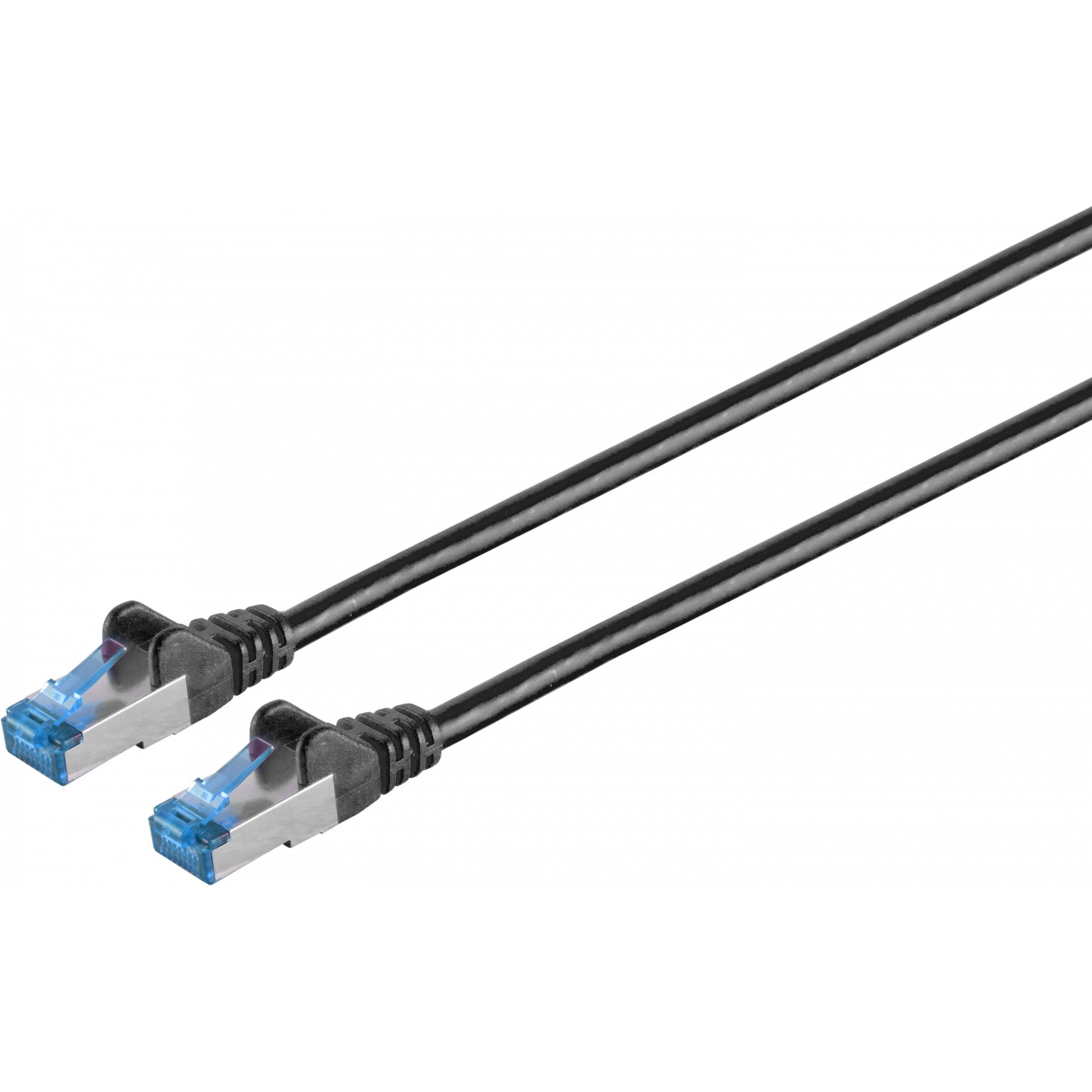 ShiverPeaks Patchkabel CAT6a RJ45 S/FTP 10m Black - Netzwerk - cat 6a - Kabel -