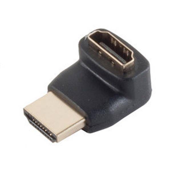HDMI 90° Winkeladapter, HDMI A-Buchse - HDMI A-Stecker