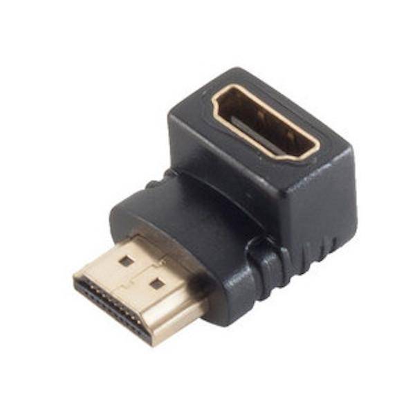 HDMI 270° Winkeladapter, HDMI A-Buchse - HDMI A-Stecker
