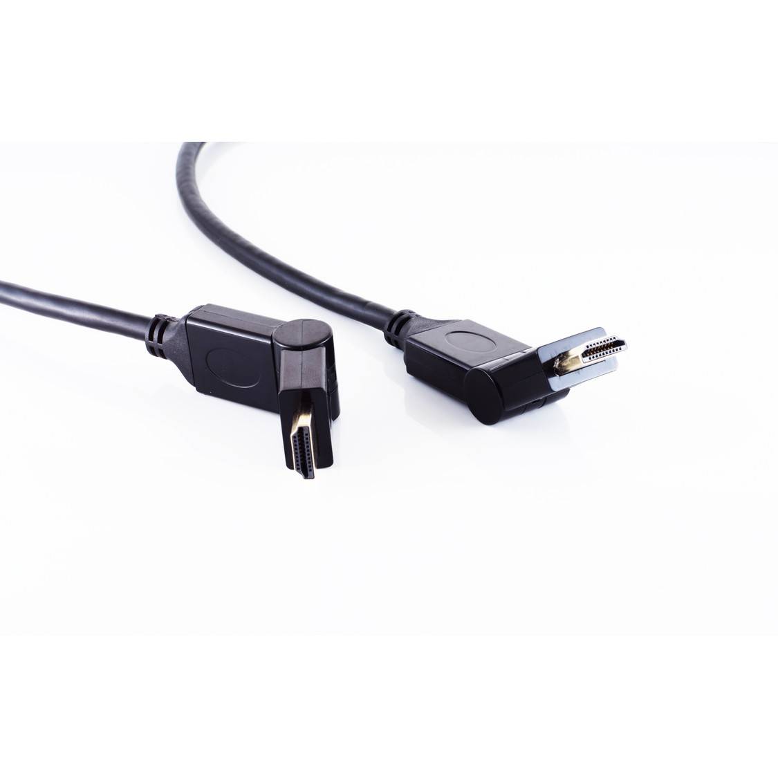 HDMI A-Stecker/HDMI A-Stecker winkelbar HEAC 1m