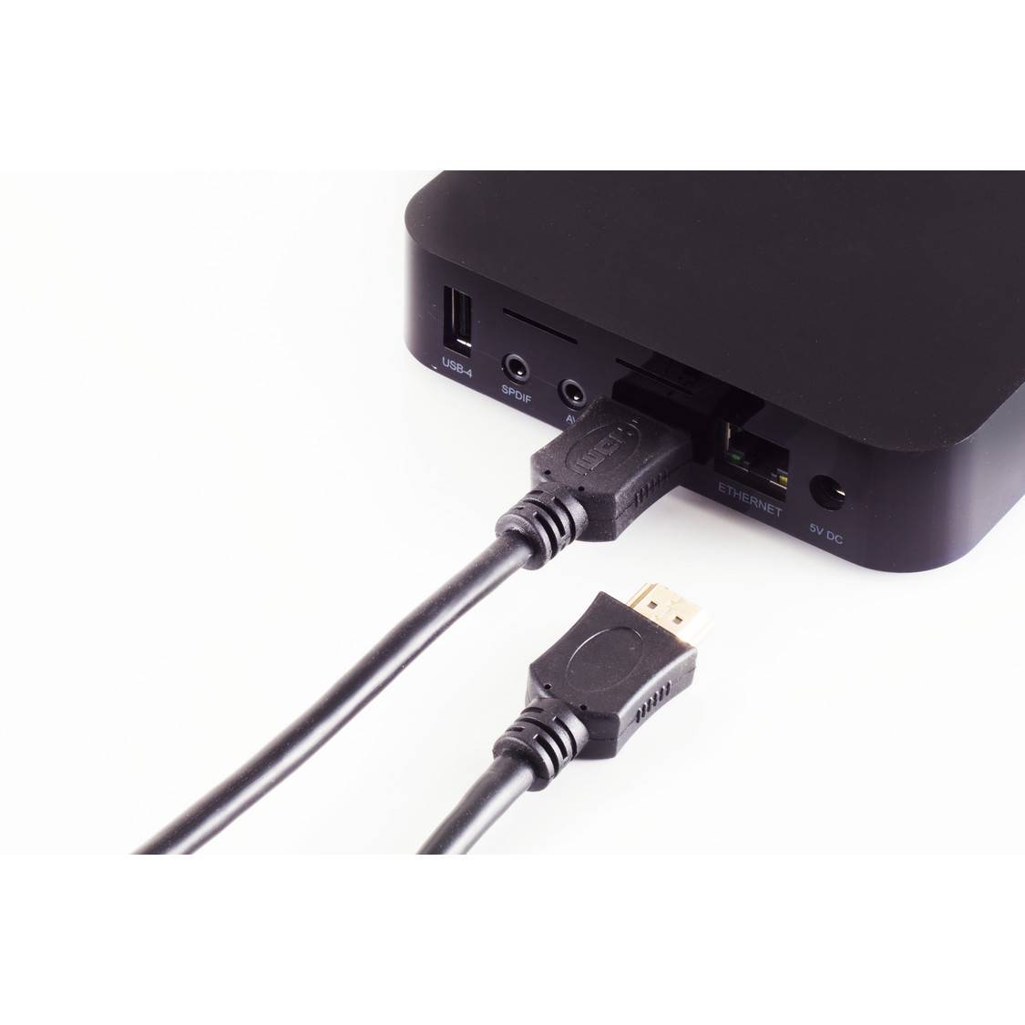HDMI A-Stecker auf HDMI A-Stecker OD6mm verg, 3m