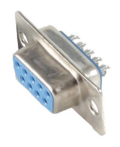 D-SUB Buchse, 9-polig, Lötkelch