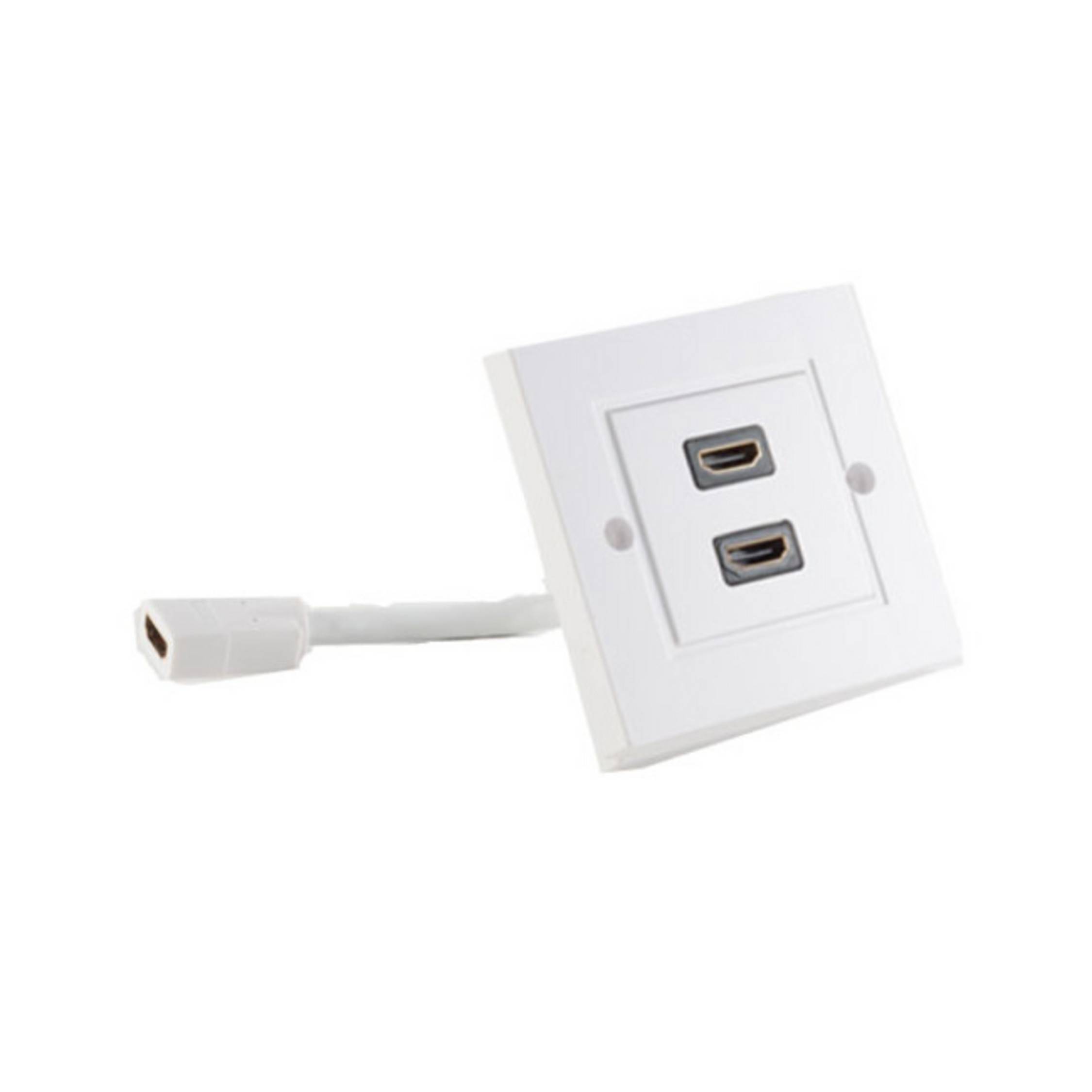 ShiverPeaks 79510-2 2 x HDMI Weiß Steckdose