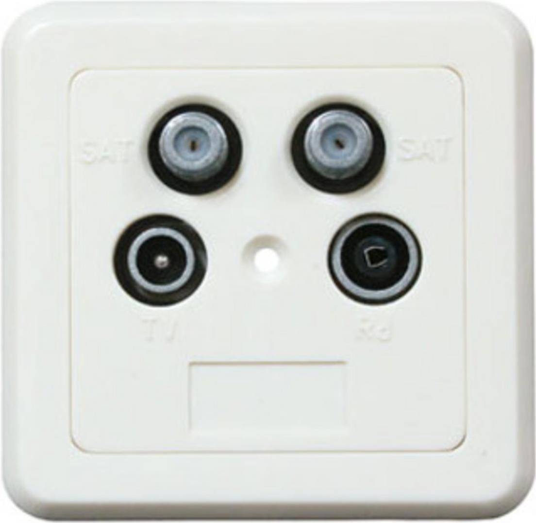 S/CONN maximum connectivity Antennensteckdose, BK+2 SAT, Stich