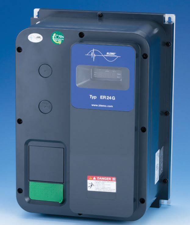 Blemo Frequenzumrichter ER24-0.75/4G - Leistung: 0,75 kW | Nennstrom: 2,0 A | IP 66/ IP65 | Eingangsspannung 1~ 200 - 240 V/ Ausgangsspannung