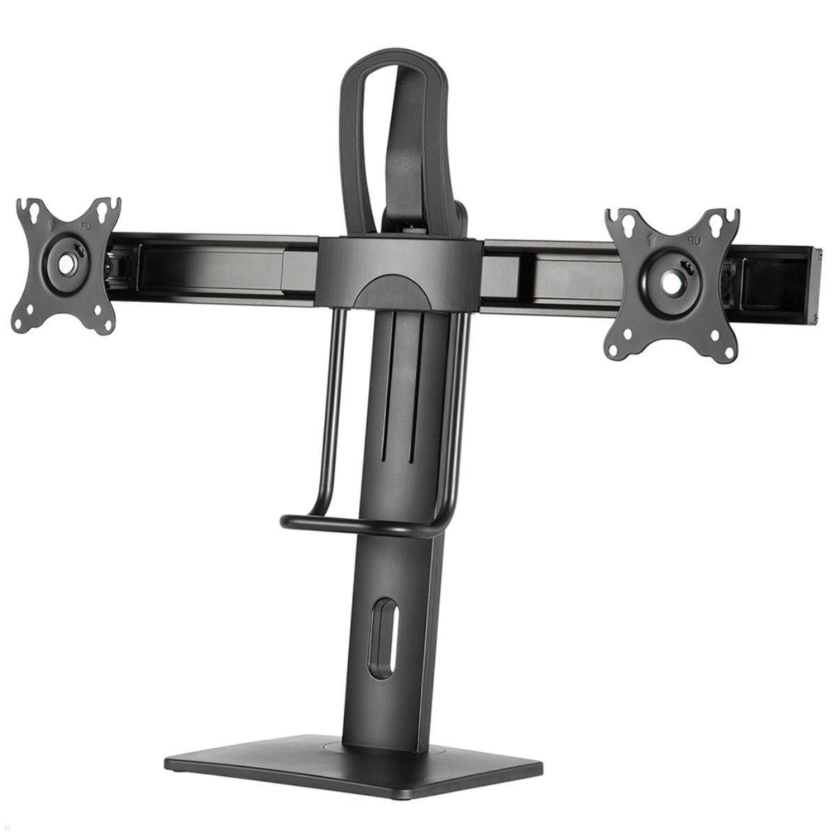 MonLines MTH013 Monitorständer für zwei Monitore bis 27Zoll, höhenverstellbar