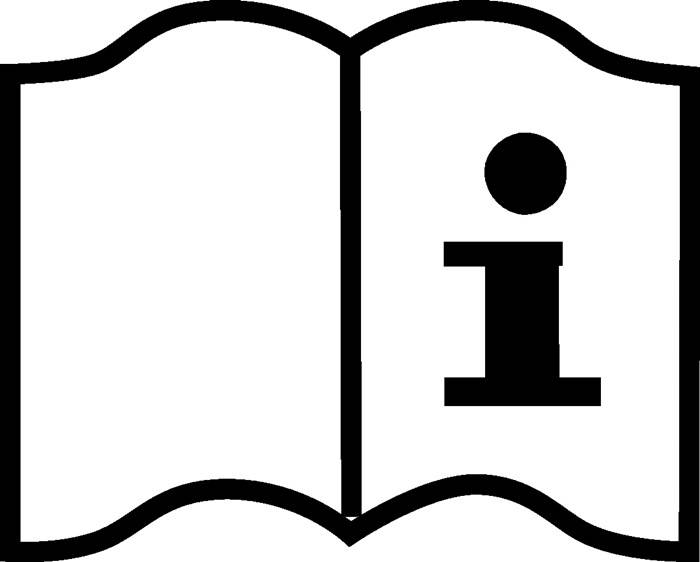 Ein geöffnetes Buchsymbol mit einem kleinen 'i' daneben, das Informationen oder Hilfedokumentation symbolisiert.