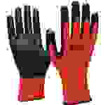 Handschuhe Nitril Foam Gr.9 rot/schwarz Nyl.m.Nitrilschaum EN 388 PSA II NITRAS