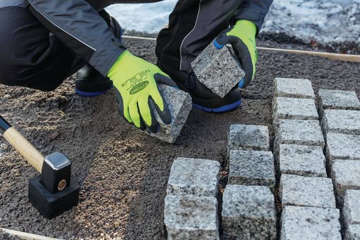Kälteschutzhandschuhe Forster Gr.9 neon-gelb/blau EN 388,EN 511 PSA II