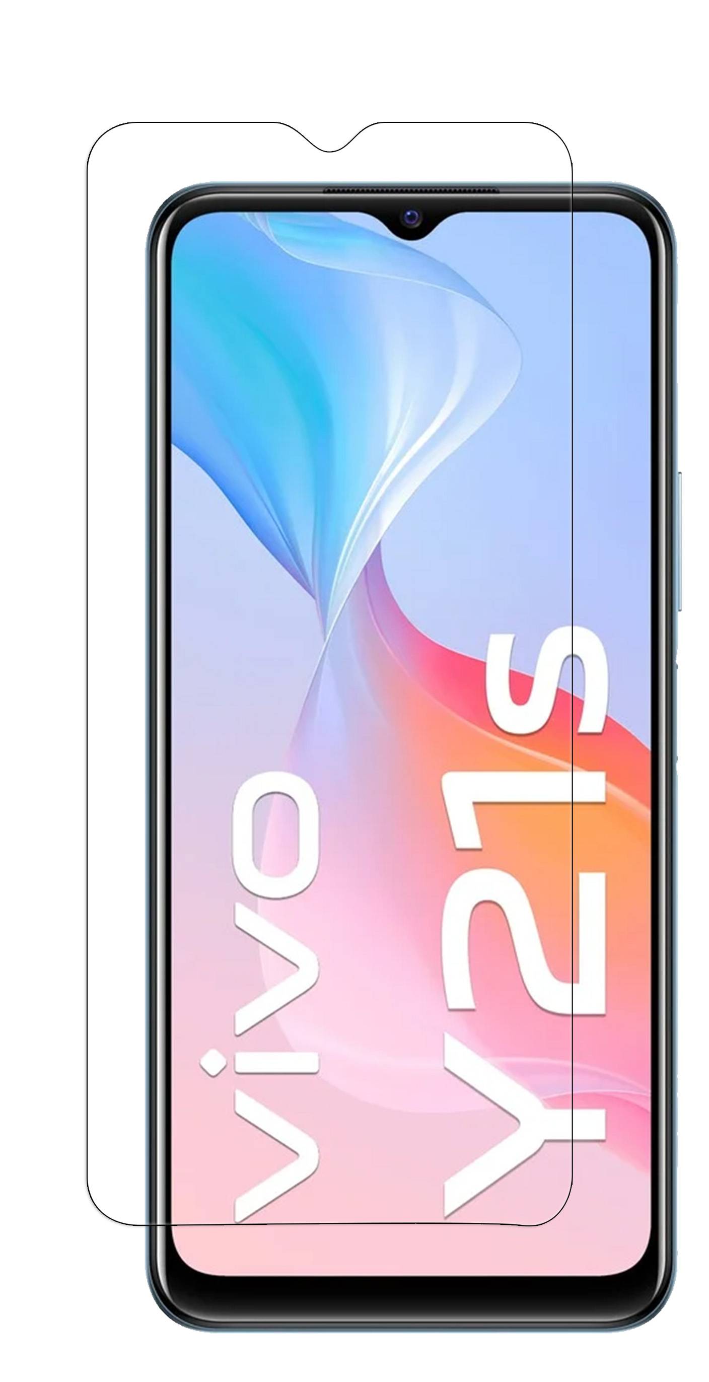 Schutzglas 9H kompatibel mit Vivo Y21s Displayschutzfolie Schutzfolie Passgenau Glas