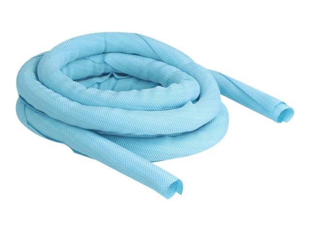 Delock Kabelschlauch - 2 m - Blau - Woven Sleeve self-closing heat-resistant 2 m