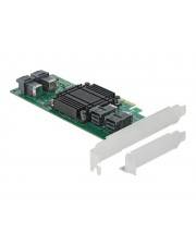 Delock PCI Express x8 Karte zu 4 x intern SFF-8643 NVMe Low Profile PCI-Express