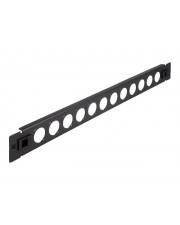 Delock Patchpanel (Blindblech) - D-type - Rack montierbar - Schwarz - 1U - 48.3