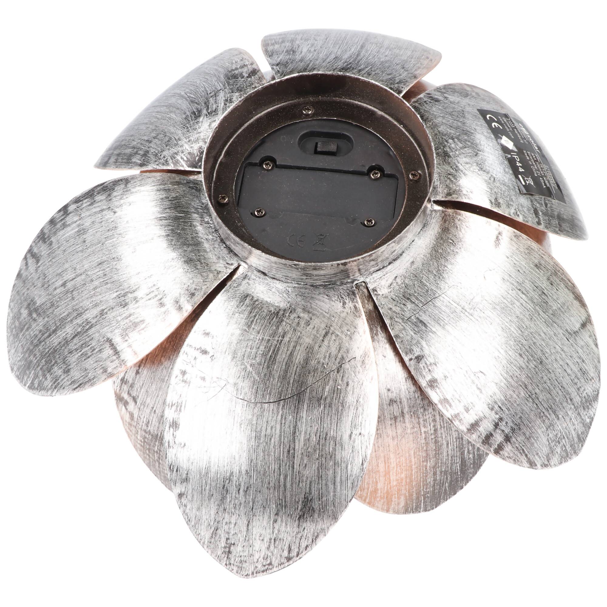 Lotusblume Solar LED Gartenlicht rot, grün, blau mit Farbwechsel LED RGB, Solarpanel und Akku