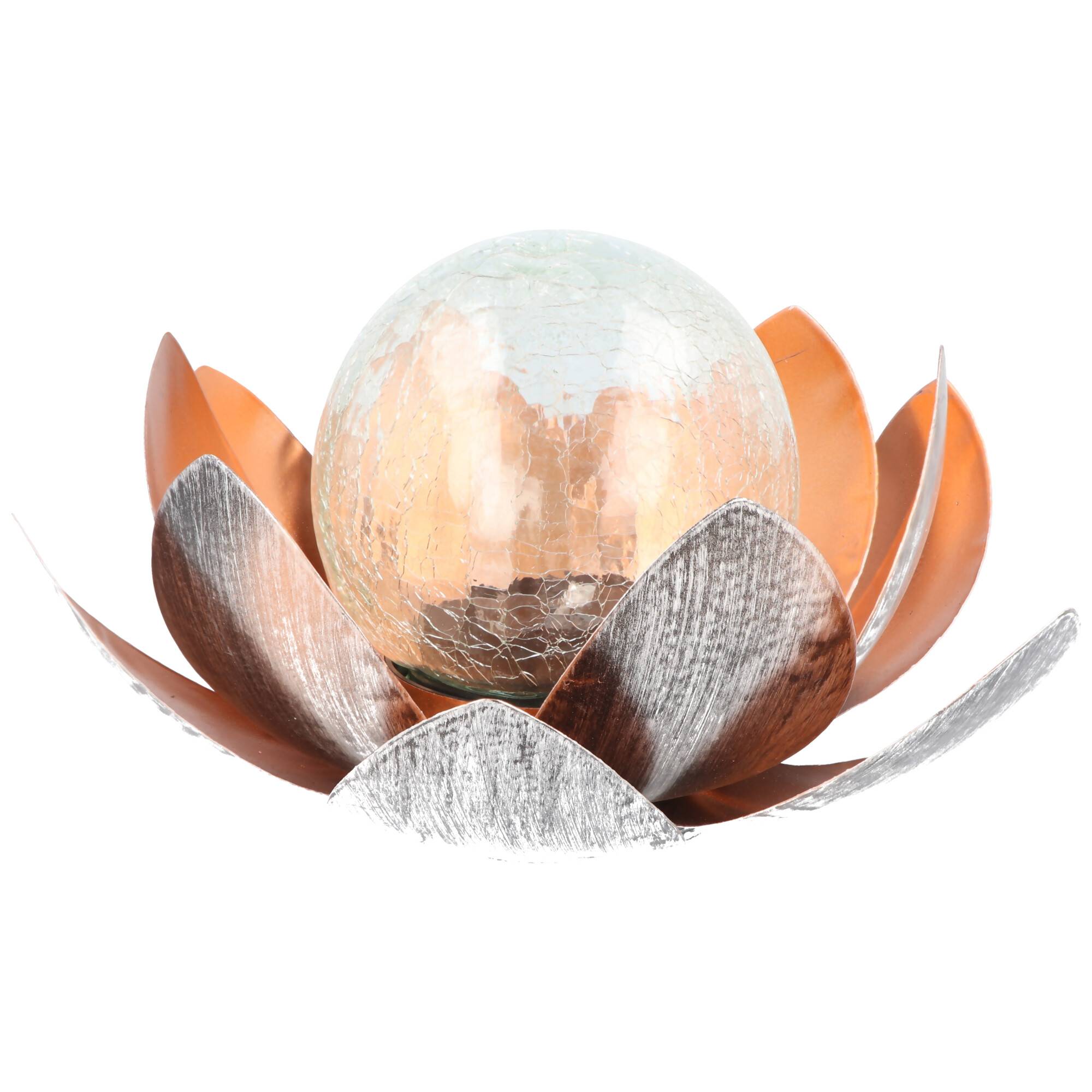 Lotusblume Solar LED Gartenlicht rot, grün, blau mit Farbwechsel LED RGB, Solarpanel und Akku