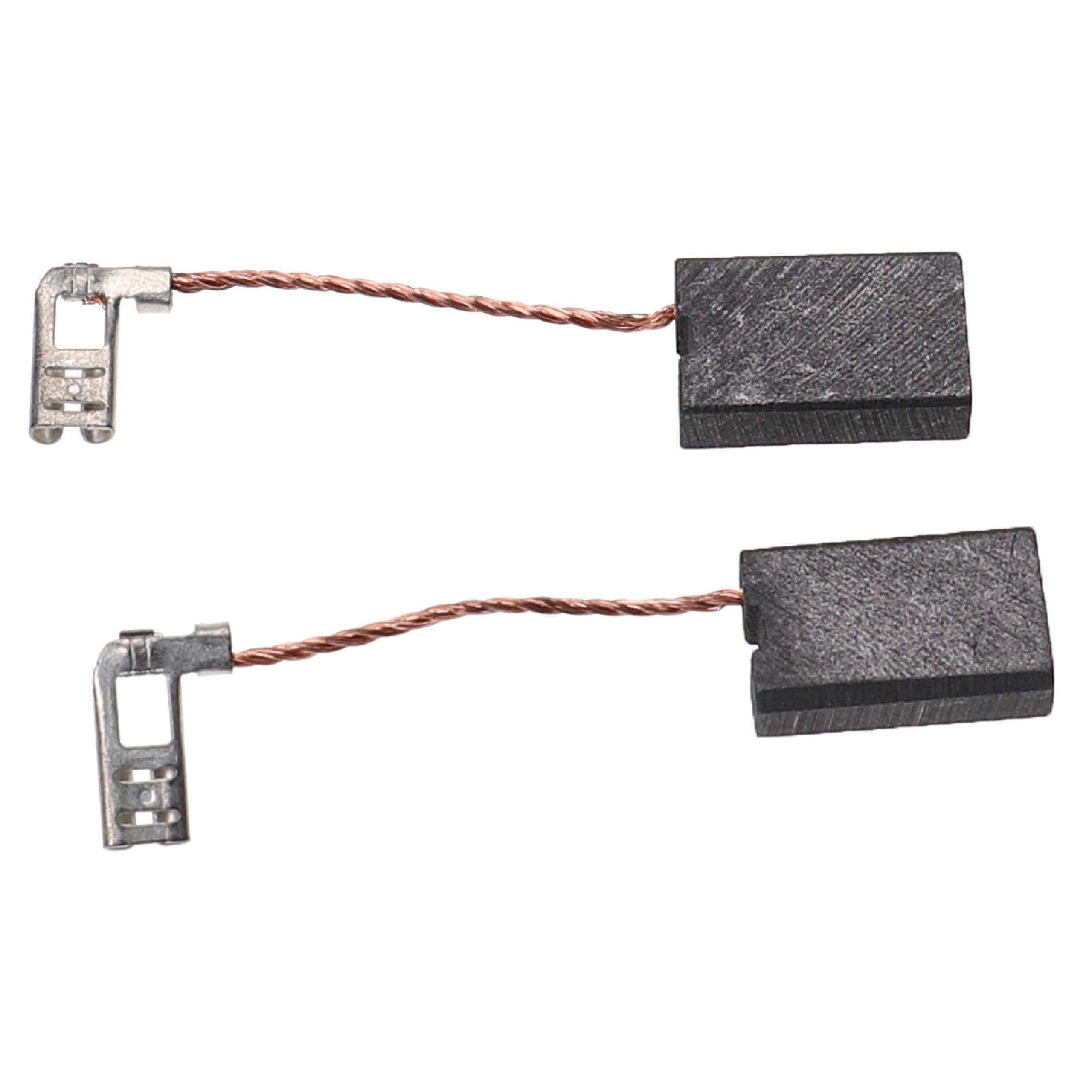 vhbw 2x Kohlebürste 6,3 x 12,5 x 20 mm kompatibel mit Mafell KSP 65 F, KSP 85 F Elektrowerkzeug, Handkreissäge, Unterflur-Zugsäge