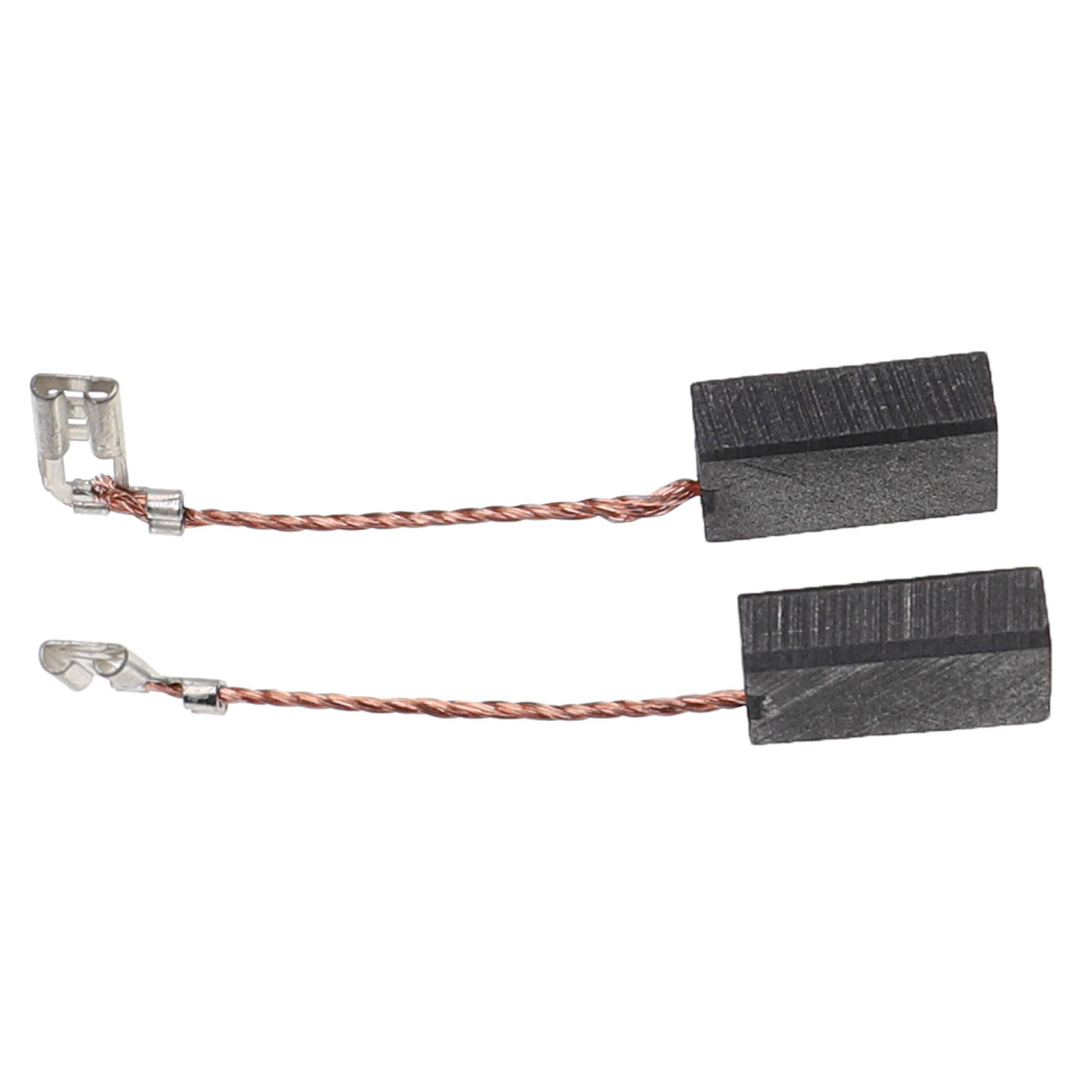 vhbw 2x Kohlebürste 6,3 x 12,5 x 20 mm kompatibel mit Mafell ERIKA 70E, ERIKA 85E Elektrowerkzeug, Handkreissäge, Unterflur-Zugsäge