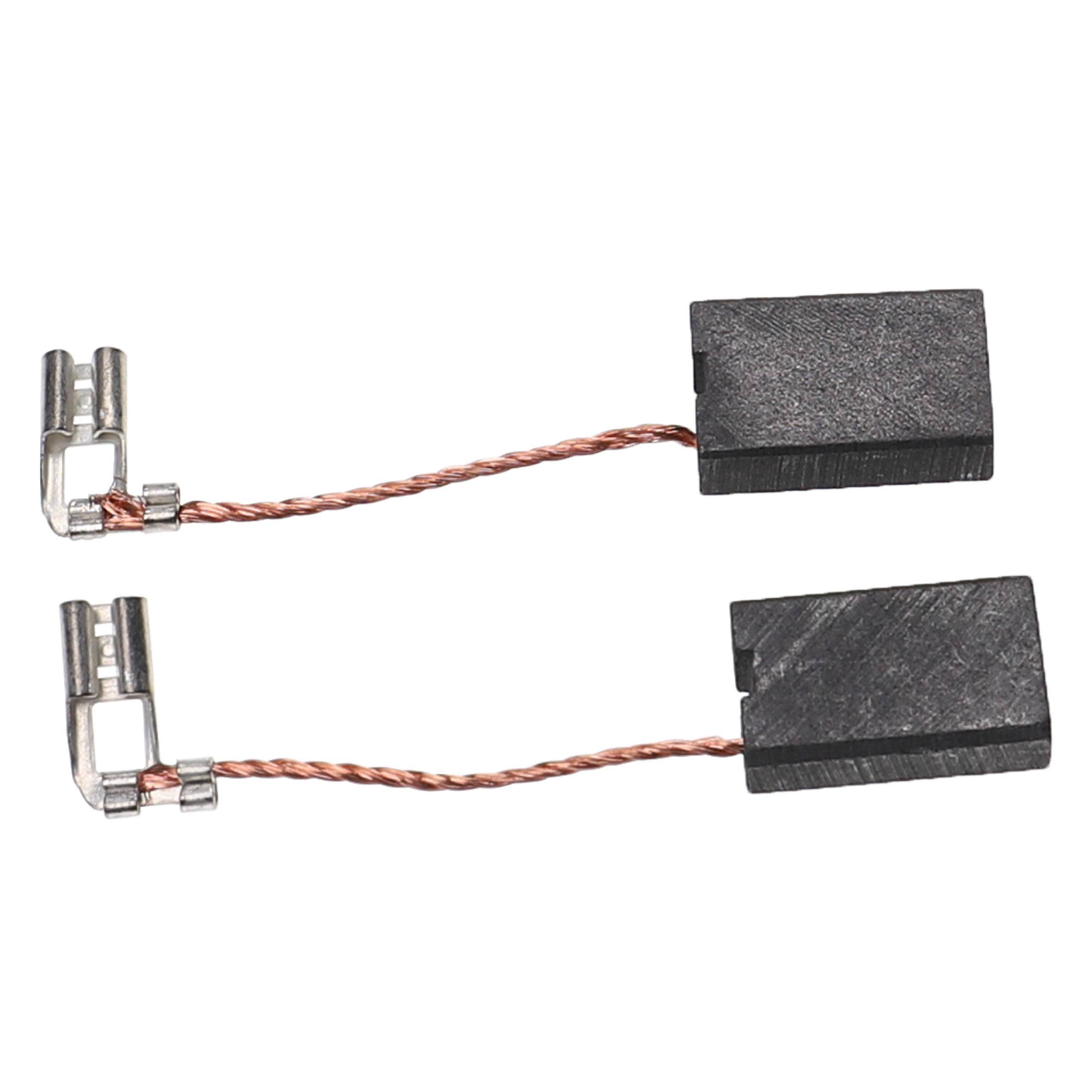 vhbw 2x Kohlebürste 6,3 x 12,5 x 20 mm kompatibel mit Mafell ERIKA 70E, ERIKA 85E Elektrowerkzeug, Handkreissäge, Unterflur-Zugsäge