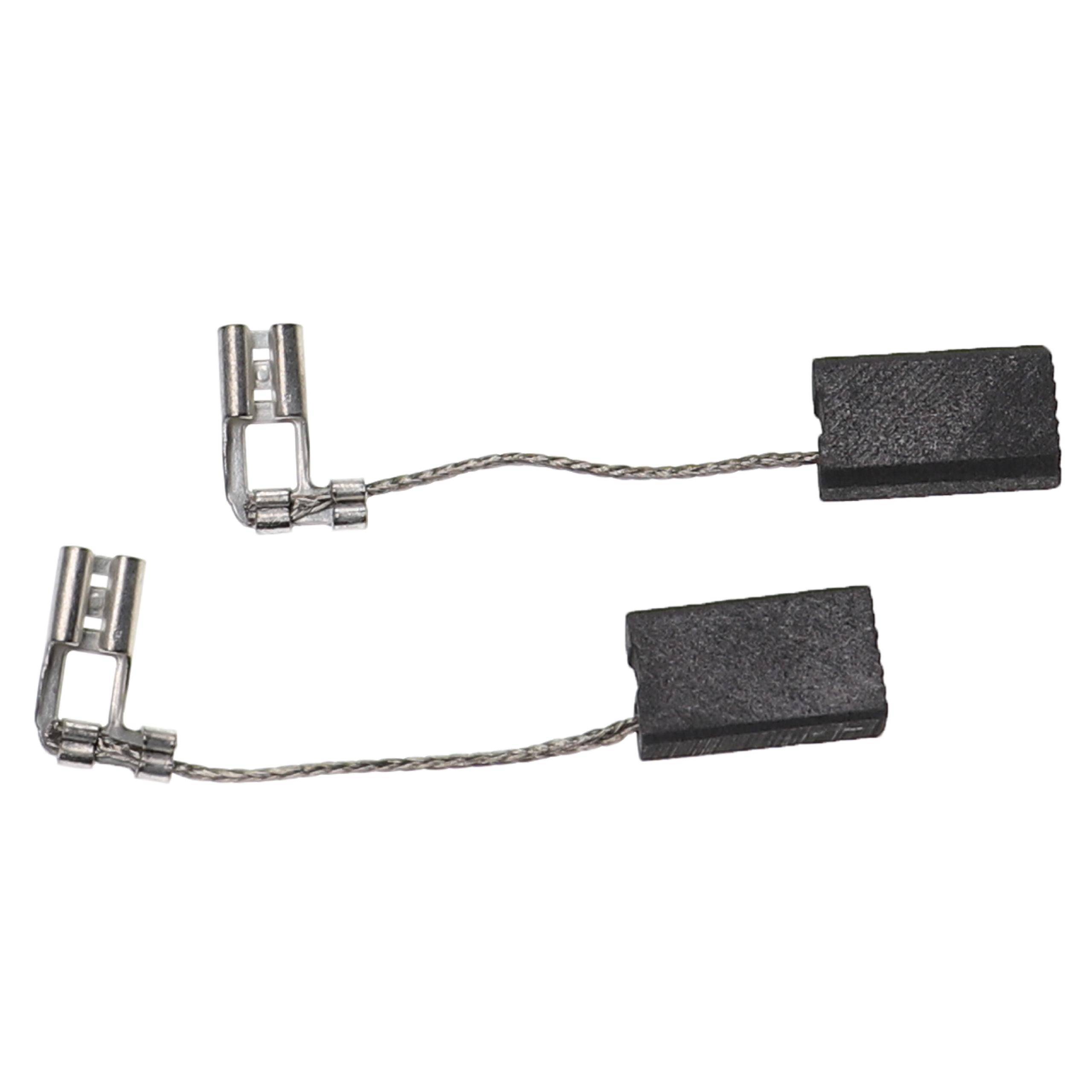 vhbw 2x Kohlebürste 4,8 x 9,8 x 16,5 mm kompatibel mit Berner BBH 4-30 Elektrowerkzeug, Bohrhammer