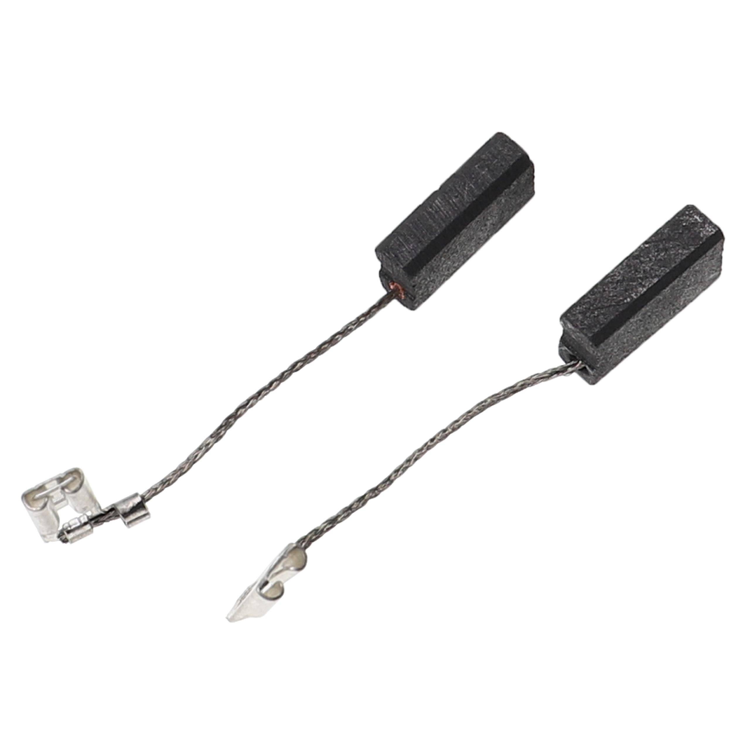 vhbw 2x Kohlebürste 4,8 x 9,8 x 16,5 mm kompatibel mit Bosch GBH 4 DFE, GBH 4 DSC, GBH 4-top, PBH 300 Elektrowerkzeug, Bohrhammer