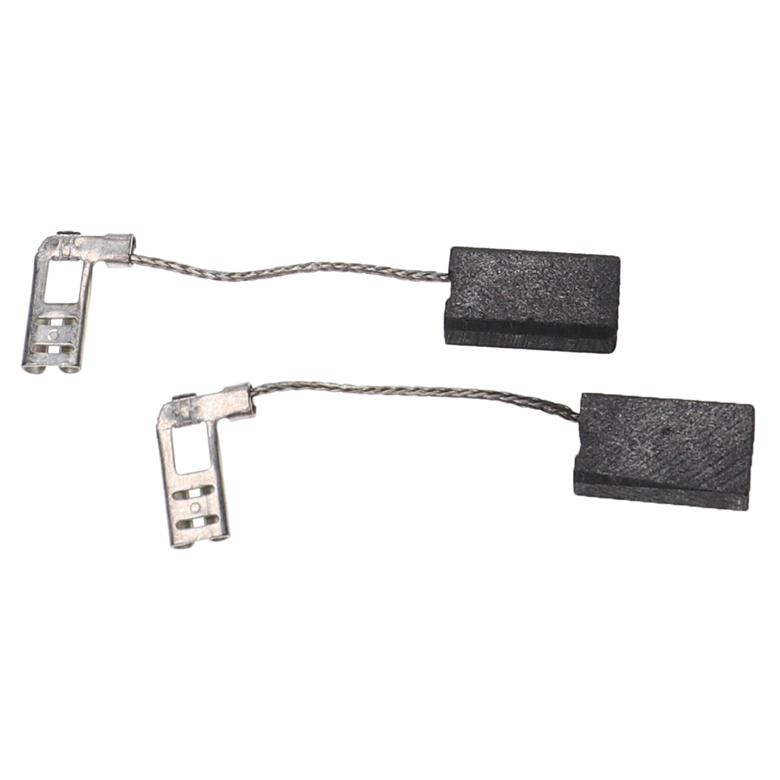 vhbw 2x Kohlebürste 4,8 x 9,8 x 16,5 mm kompatibel mit Bosch GBH 4 DFE, GBH 4 DSC, GBH 4-top, PBH 300 Elektrowerkzeug, Bohrhammer