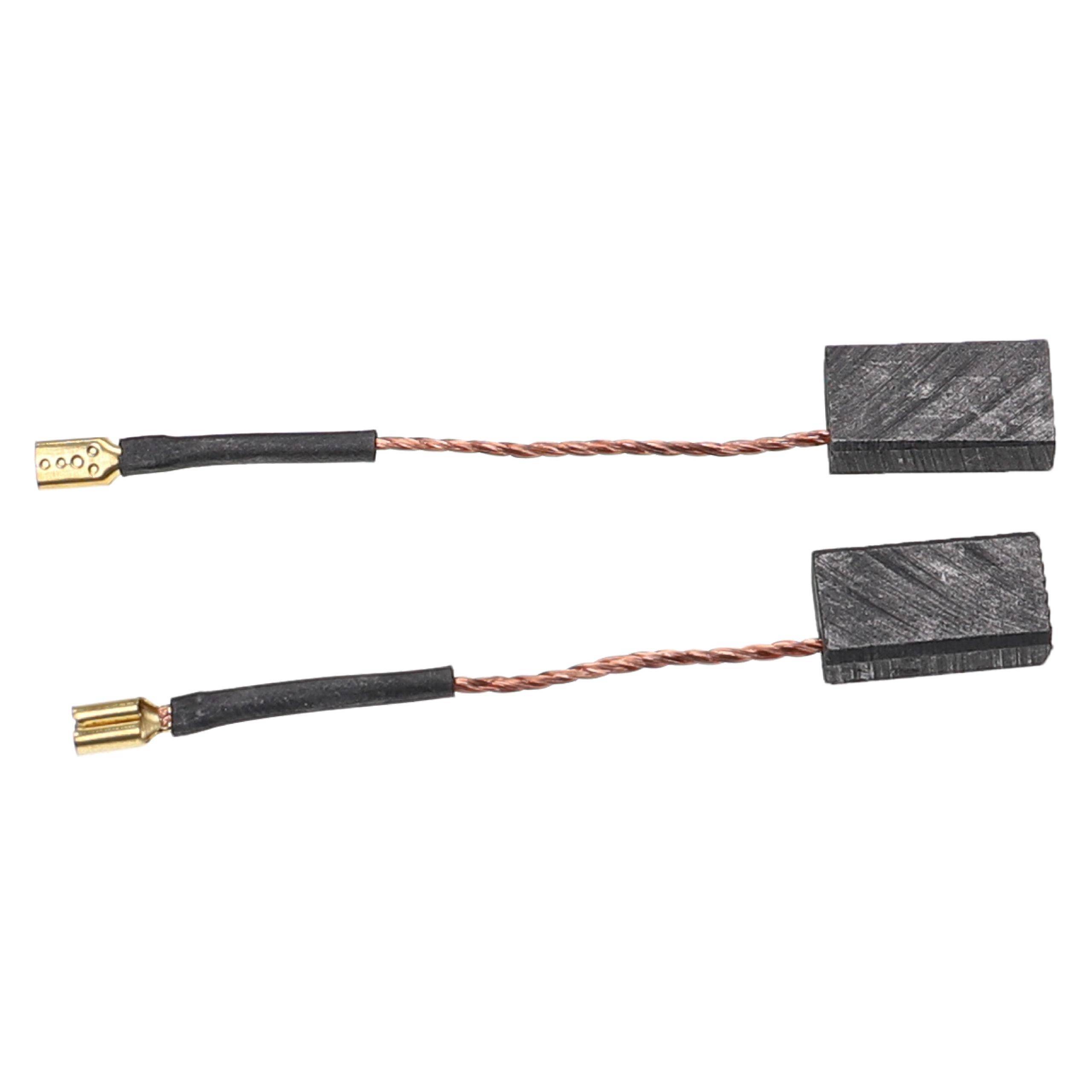 vhbw 2x Kohlebürste 5 x 10 x 16 mm kompatibel mit Kress 1050 FME, 1050 FME-P, 530 FM, 800 FME Elektrowerkzeug, Oberfräse