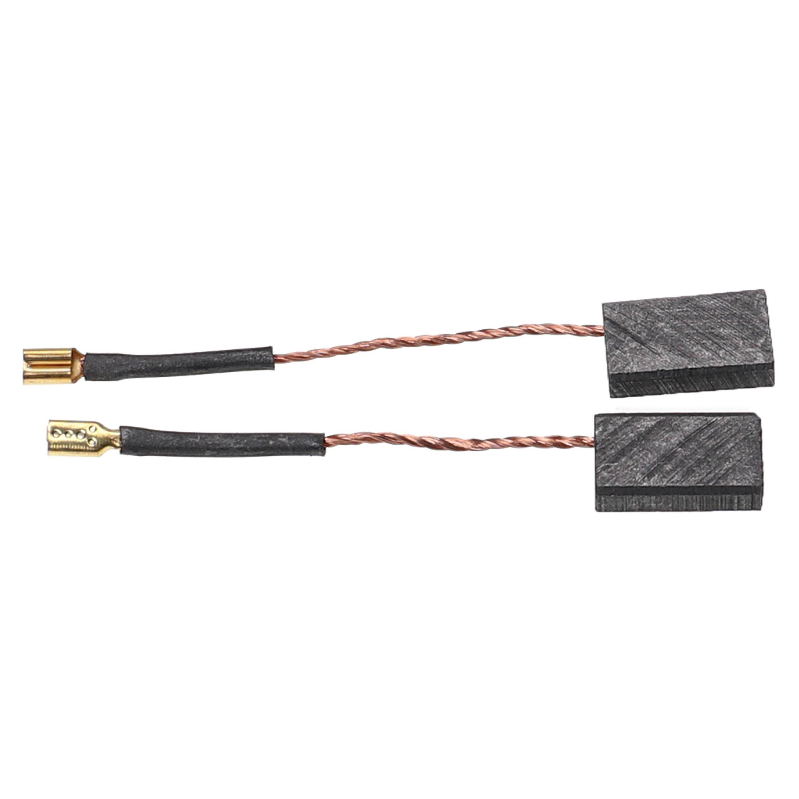 vhbw 2x Kohlebürste 5 x 10 x 16 mm kompatibel mit Kress 1050 FME, 1050 FME-P, 530 FM, 800 FME Elektrowerkzeug, Oberfräse