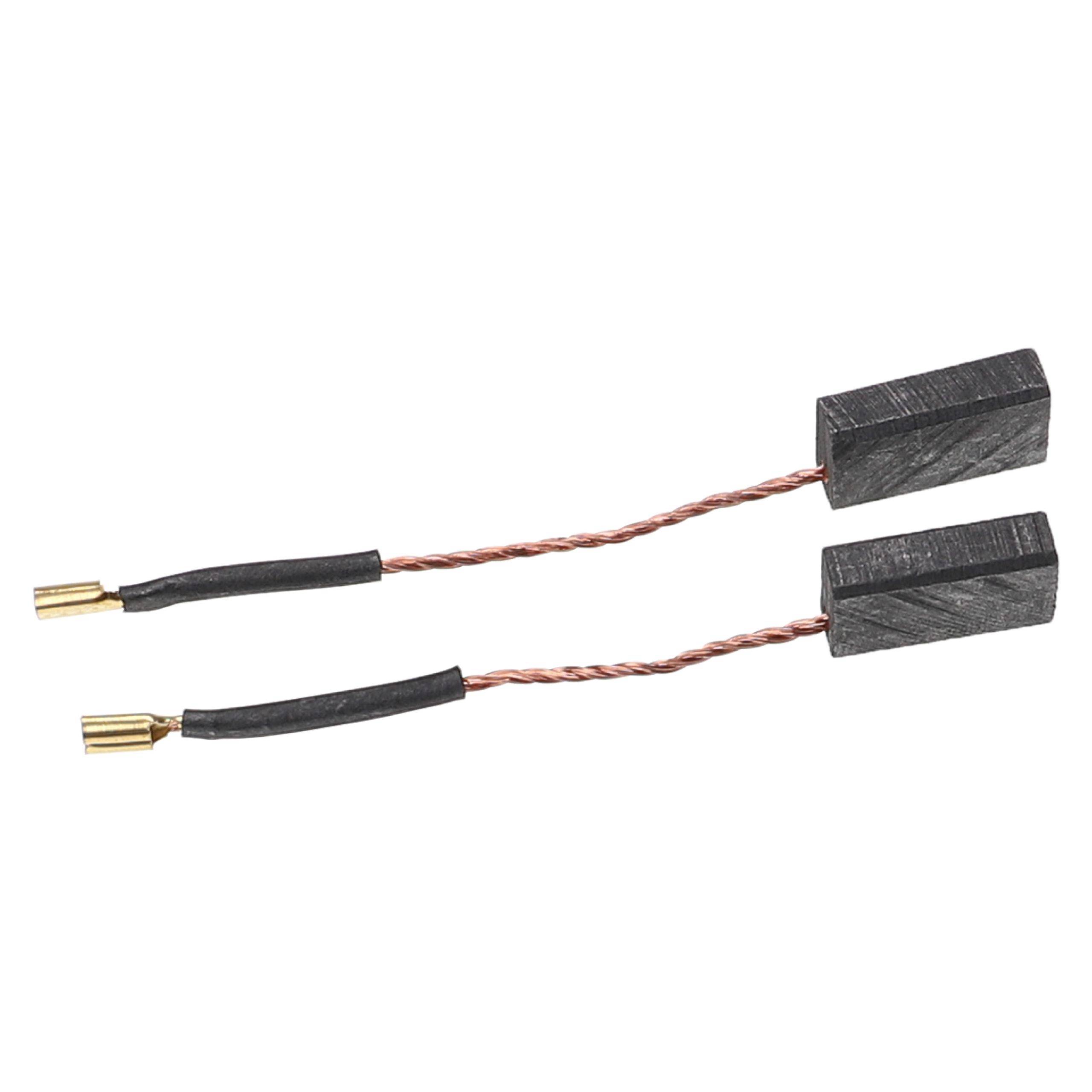 vhbw 2x Kohlebürste 5 x 10 x 16 mm kompatibel mit Kress 1050 FME, 1050 FME-P, 530 FM, 800 FME Elektrowerkzeug, Oberfräse