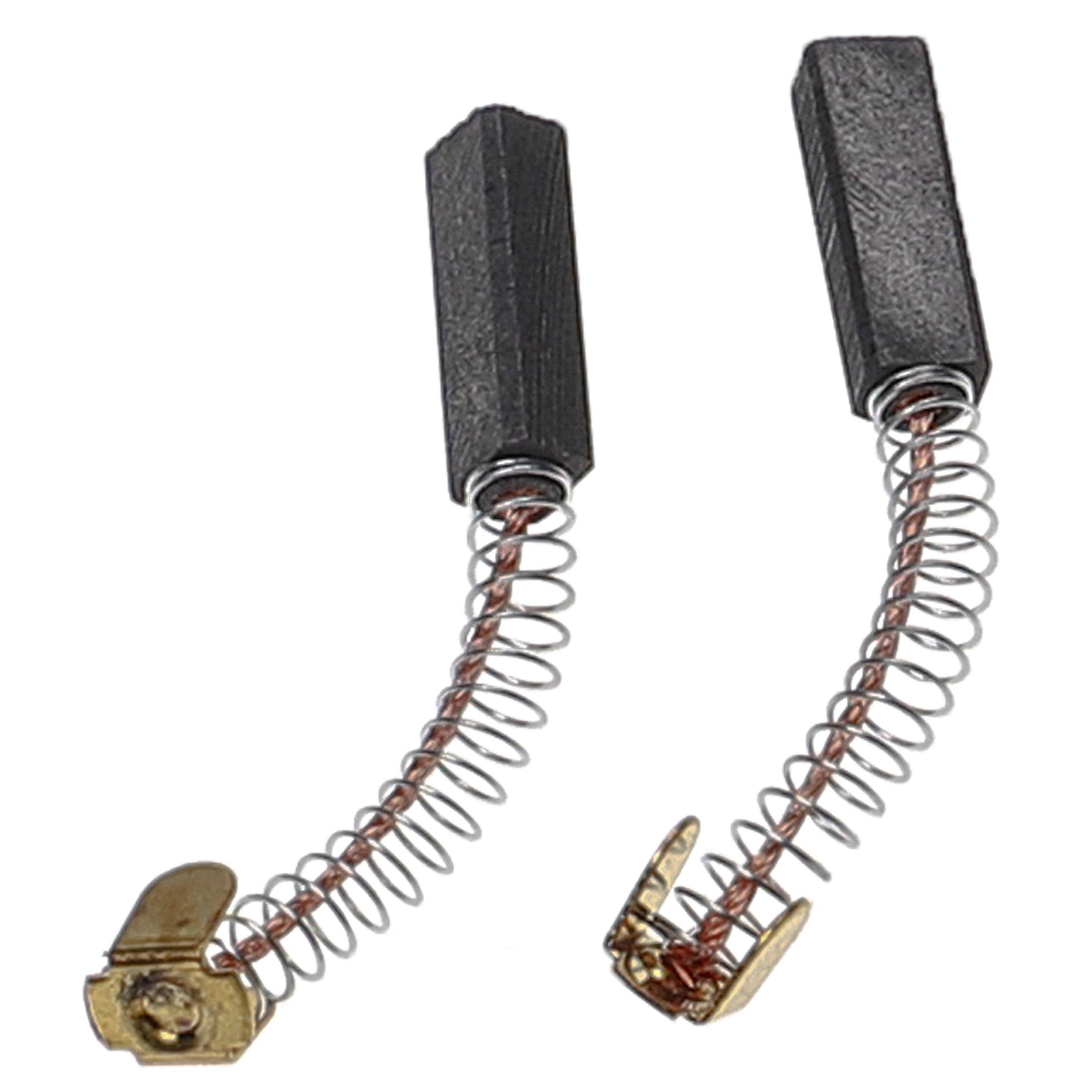 vhbw 2x Kohlebürste 4 x 5 x 16 mm kompatibel mit Pfaff 809, 808, 807, 93, 297, 92, 296, 91, 295, 90, 294, 285, 284 Nähmaschine + Feder