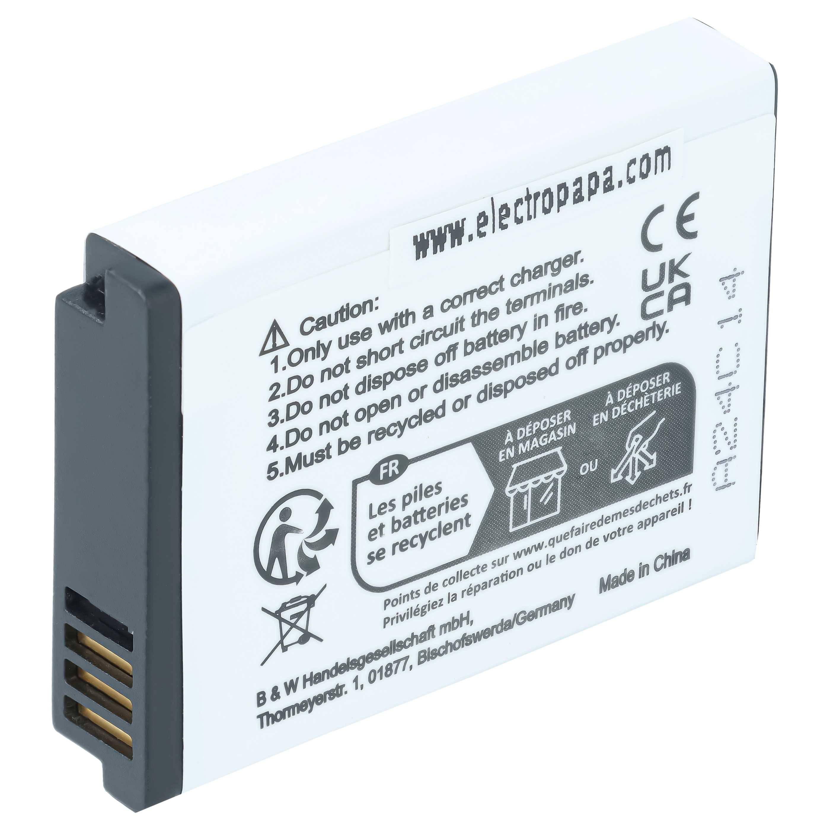 EXTENSILO 3x Akku Ersatz für Samsung BP-85a, BP85a, EA-BP85a, IA-BP85a für Kamera (750 mAh, 3,7 V, Li-Ion)
