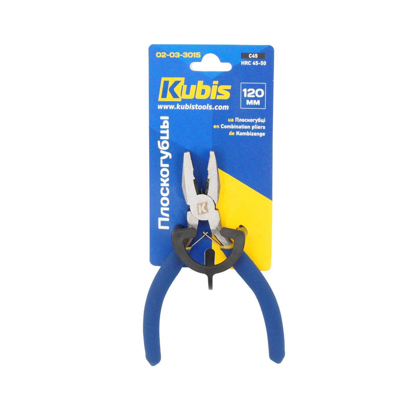 Kombizangen 120 mm, C45, HRC 45-50