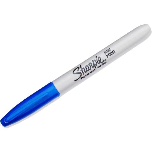 Permanentmarker Sharpie Fine 1,0 blau